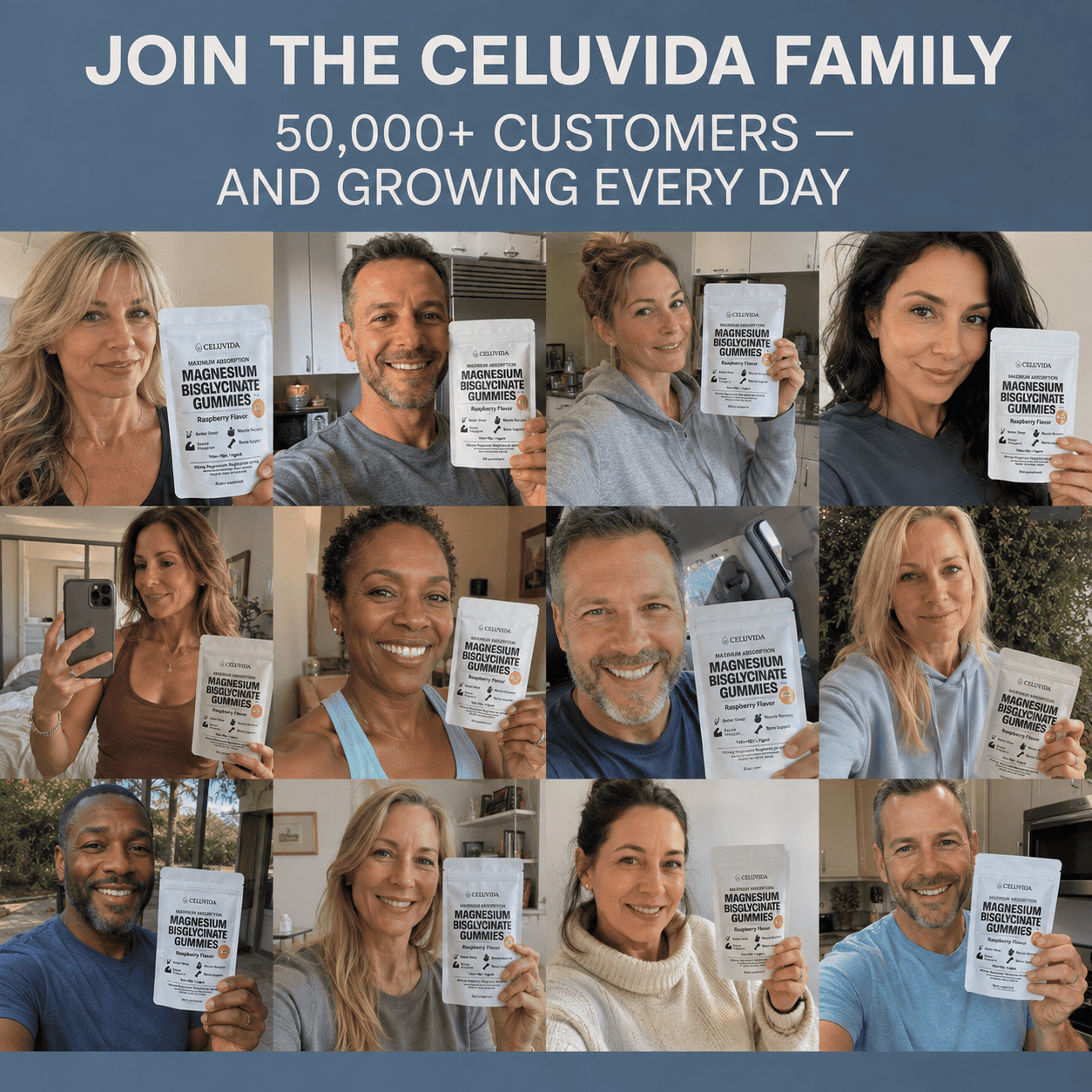Celuvida Magnesium Bisglycinate Gummies