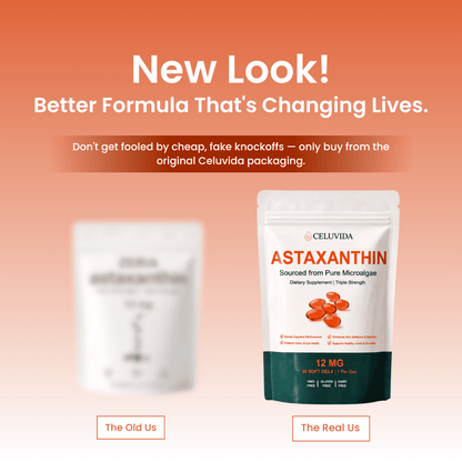 Celuvida Astaxanthin – Calms Oxidative Stress Naturally so You Feel Like Yourself Again