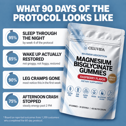 Magnesium Bisglycinate — Naturally Breaks The Cortisol Loop To Restore The Sleep You Lost