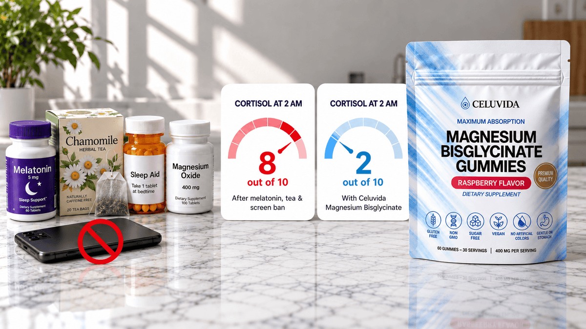 Support Healthy Cortisol Levels AND Deep Restorative Sleep