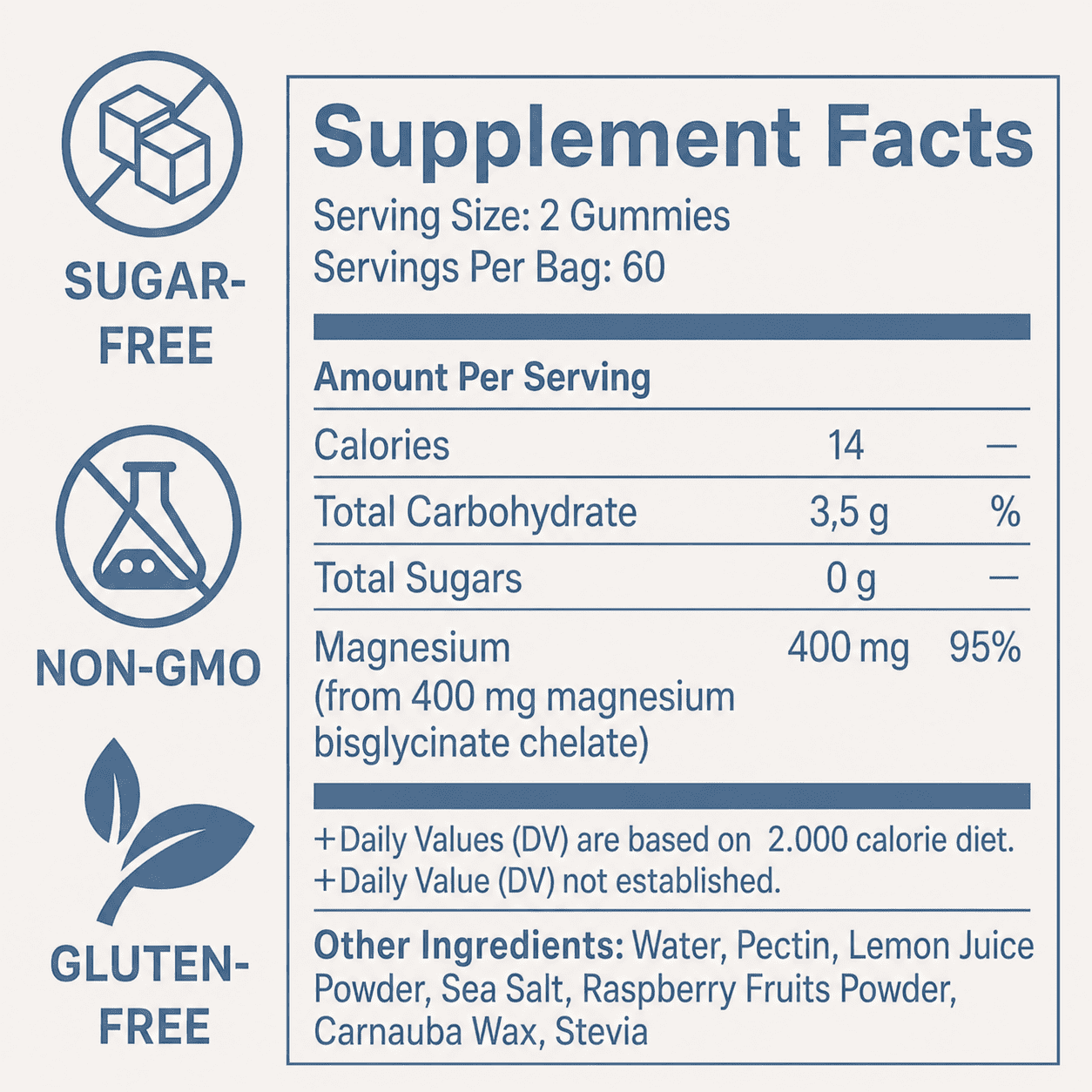Celuvida Magnesium Bisglycinate Gummies