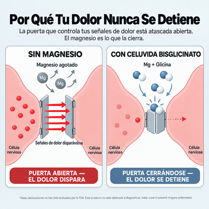 Bisglicinato de Magnesio — Cierra Naturalmente La Puerta del Dolor Para Restaurar El Cuerpo Que Recuerdas