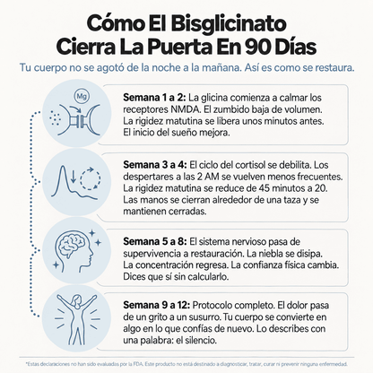 Bisglicinato de Magnesio — Cierra Naturalmente La Puerta del Dolor Para Restaurar El Cuerpo Que Recuerdas