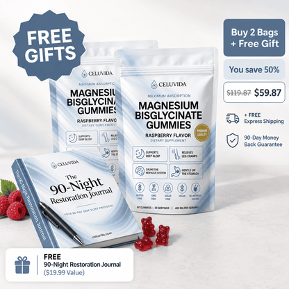 Pure Magnesium Bisglycinate Gummies — For Fibromyalgia Pain, Stiffness & Sleep