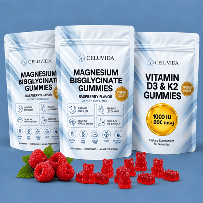 Pure Magnesium Bisglycinate Gummies — End the 3 AM Wake Ups. Sleep Through the Night